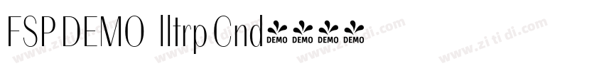 FSP DEMO   lltrp Cnd字体转换